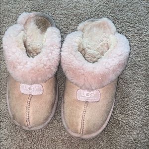 Ugh pink slippers lots of wear!